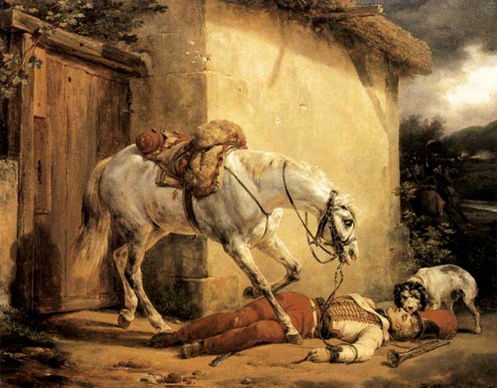Claude-joseph Vernet The Wounded Trumpeter